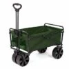 Seina Collapsible Steel Frame Folding Utility Beach Wagon Cart, Green (2 Pack) 2 Seina Collapsible Steel Frame Folding Utility Beach Wagon Cart, Green (2 Pack) -Garden Haven Store unnamed file 316