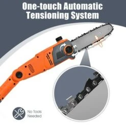 Costway 8 Amp 8'' Corded Electric Pole Saw, Adjustable Head & Telescoping Shaft -Garden Haven Store unnamed file 434