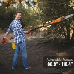 Costway 8 Amp 8'' Corded Electric Pole Saw, Adjustable Head & Telescoping Shaft -Garden Haven Store unnamed file 436