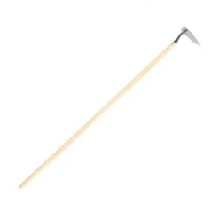 Nisaku Japanese Stainless Steel Semi-Long Triangle Hoe, 5.5-Inch Blade.