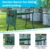 Emma and Oliver Foldable Garden Kneeler, Weather Resistant Iron Frame with Foam Seat and Included Tool Storage Pouch 2 Emma and Oliver Foldable Garden Kneeler, Weather Resistant Iron Frame with Foam Seat and Included Tool Storage Pouch -Garden Haven Store unnamed file 485