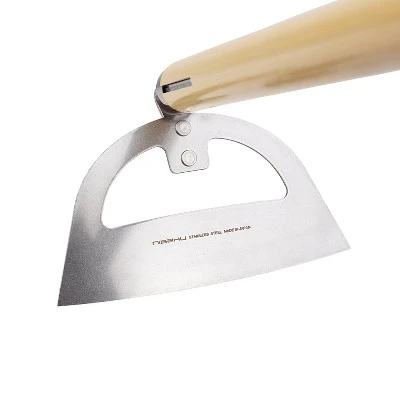 Nisaku Japanese Stainless Steel Semi-Long Half Moon Hoe, 6-Inch Blade. 6 Nisaku Japanese Stainless Steel Semi-Long Half Moon Hoe, 6-Inch Blade. - Image 4