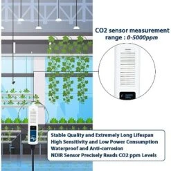 Autopilot APC8200 Hydroponics CO2 Monitor and Controller with 15-Inch Remote Sensor for Grow Rooms and Tents with Memory Tracker, Blue -Garden Haven Store unnamed file 568