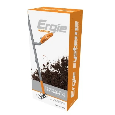 Ergie Systems ERG-CLTV45 Steel Shaft Garden Soil Cultivator | 54-Inch | 4 Tines. 4 Ergie Systems ERG-CLTV45 Steel Shaft Garden Soil Cultivator | 54-Inch | 4 Tines. - Image 2