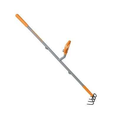 Ergie Systems ERG-CLTV45 Steel Shaft Garden Soil Cultivator | 54-Inch | 4 Tines. 5 Ergie Systems ERG-CLTV45 Steel Shaft Garden Soil Cultivator | 54-Inch | 4 Tines. - Image 3
