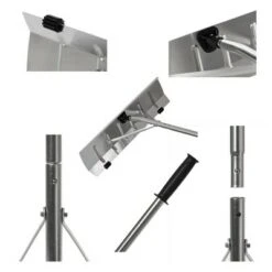 Gardenised Outdoor Extendable Aluminum Sturdy Lightweight Roof Snow Rake with Anti-Skid Handle -Garden Haven Store unnamed file 725