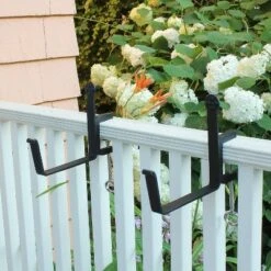 2pk 6" Flower Box Clamp On Bracket - ACHLA Designs