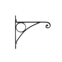 17" Steel Geometric Corona Bracket Black - ACHLA Designs
