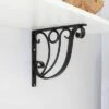 2pk 12" Art Deco Shelf Bracket Black - ACHLA Designs -Garden Haven Store unnamed file 756