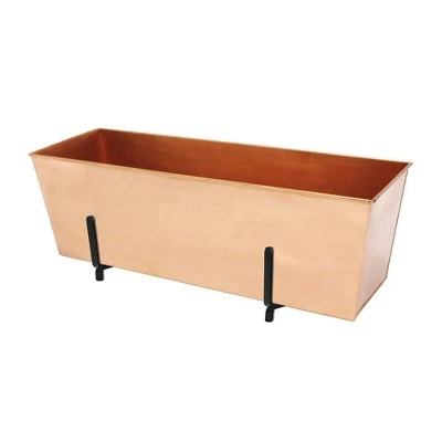 Copper Plated Flower Box Bracket Kit - ACHLA Designs 3 Copper Plated Flower Box Bracket Kit - ACHLA Designs