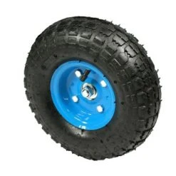 Sunnydaze Decor Sunnydaze Outdoor Lawn and Garden Heavy-Duty Steel Rolling Gardening Cart with 360-Degree Swivel Chair, Tool Tray, and Basket - Blue -Garden Haven Store unnamed file 828