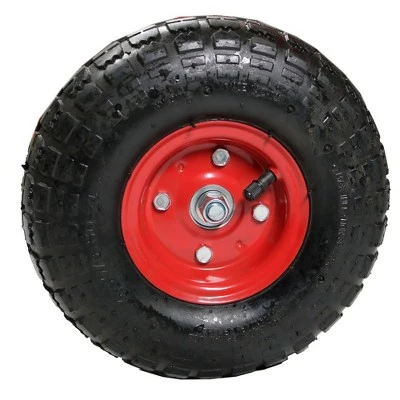 Sunnydaze Decor Sunnydaze Outdoor Lawn and Garden Heavy-Duty Steel Rolling Gardening Cart with Extendable Steer Handle, Swivel Chair, Tool Tray, and Basket - Red 7 Sunnydaze Decor Sunnydaze Outdoor Lawn and Garden Heavy-Duty Steel Rolling Gardening Cart with Extendable Steer Handle, Swivel Chair, Tool Tray, and Basket - Red - Image 5