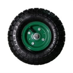 Sunnydaze Decor Sunnydaze Outdoor Lawn and Garden Heavy-Duty Steel Rolling Gardening Cart with Extendable Steer Handle, Swivel Chair, and Basket - Green -Garden Haven Store unnamed file 886