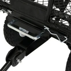 Sunnydaze Decor Sunnydaze Outdoor Lawn and Garden Heavy-Duty Steel Dump Cart with Removable Sides and Weather-Resistant Polyester Liner - Black 15 Sunnydaze Decor Sunnydaze Outdoor Lawn and Garden Heavy-Duty Steel Dump Cart with Removable Sides and Weather-Resistant Polyester Liner - Black -Garden Haven Store unnamed file 968