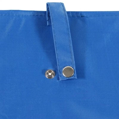 Sunnydaze Decor Sunnydaze Outdoor Lawn and Garden Heavy-Duty Steel Dump Cart with Removable Sides and Weather-Resistant Polyester Liner - Blue 8 Sunnydaze Decor Sunnydaze Outdoor Lawn and Garden Heavy-Duty Steel Dump Cart with Removable Sides and Weather-Resistant Polyester Liner - Blue - Image 6