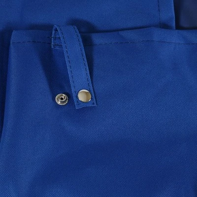 Sunnydaze Decor Sunnydaze Outdoor Lawn and Garden Heavy-Duty Steel Utility Cart with Removable Sides and Weather-Resistant Polyester Liner - Blue 6 Sunnydaze Decor Sunnydaze Outdoor Lawn and Garden Heavy-Duty Steel Utility Cart with Removable Sides and Weather-Resistant Polyester Liner - Blue - Image 4